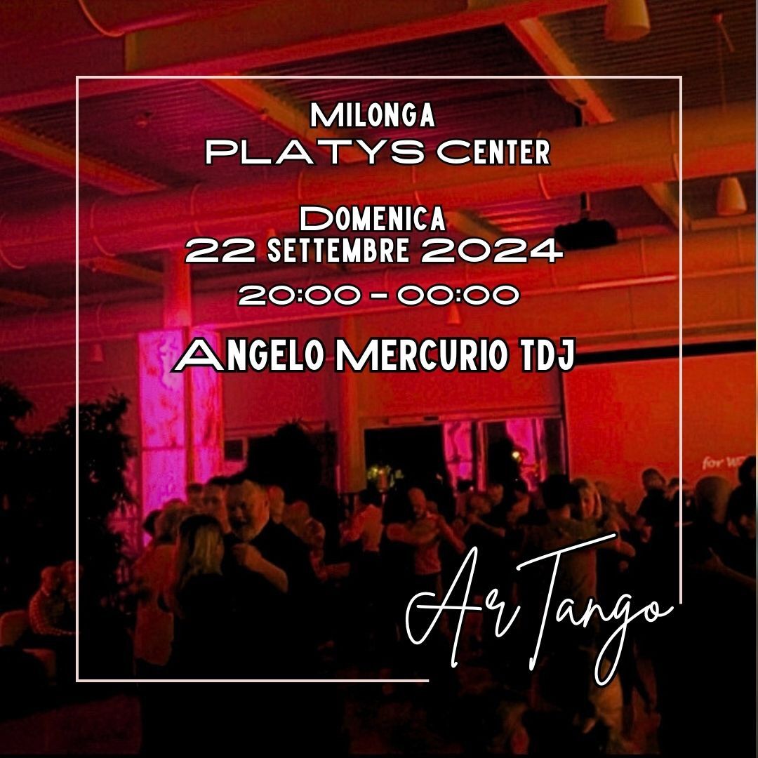 Milonga PLATYS a Verona con ArTango - Angelo Mercurio tdj