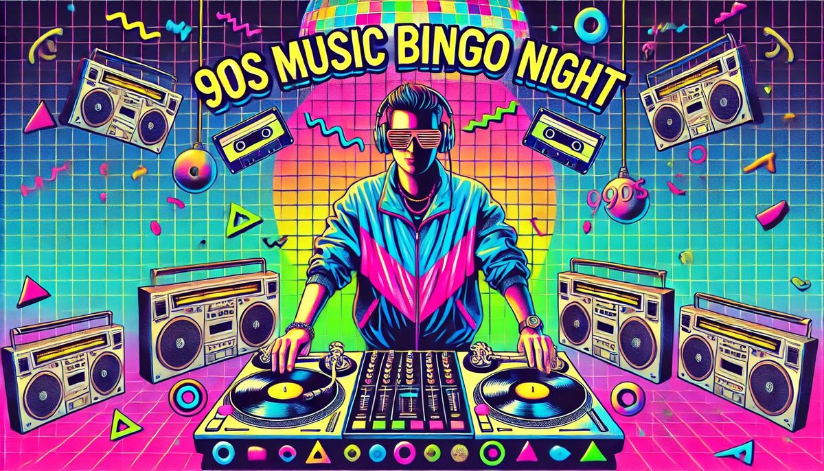 \u2b50\ufe0f\ud83d\udcdf\ud83d\udcbf90s Music Bingo\ud83d\udcbf\ud83d\udcdf\u2b50\ufe0f