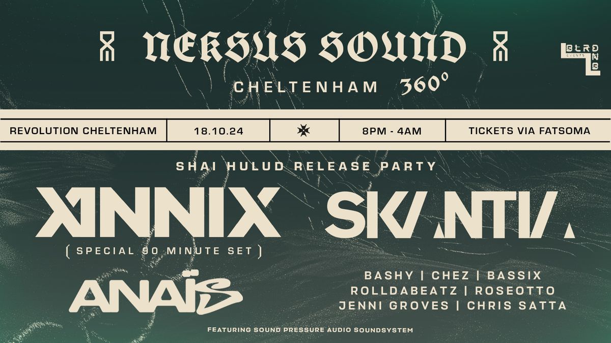 NEKSUS SOUND X BLURRED PRESENTS: 360\u00b0 ANNIX \/ SKANTIA \/ ANAIS + SUPPORT