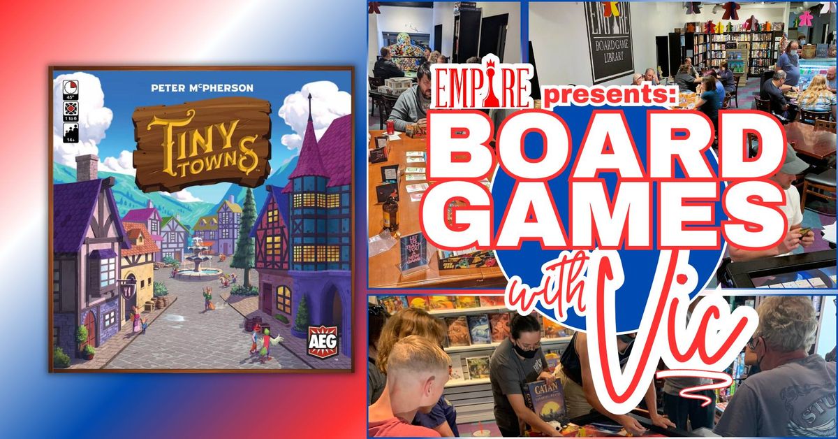 Board Games w\/ Vic - Tiny Towns