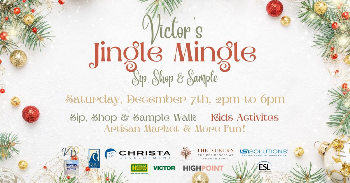 Victor's Jingle Mingle: Sip, Shop & Sample