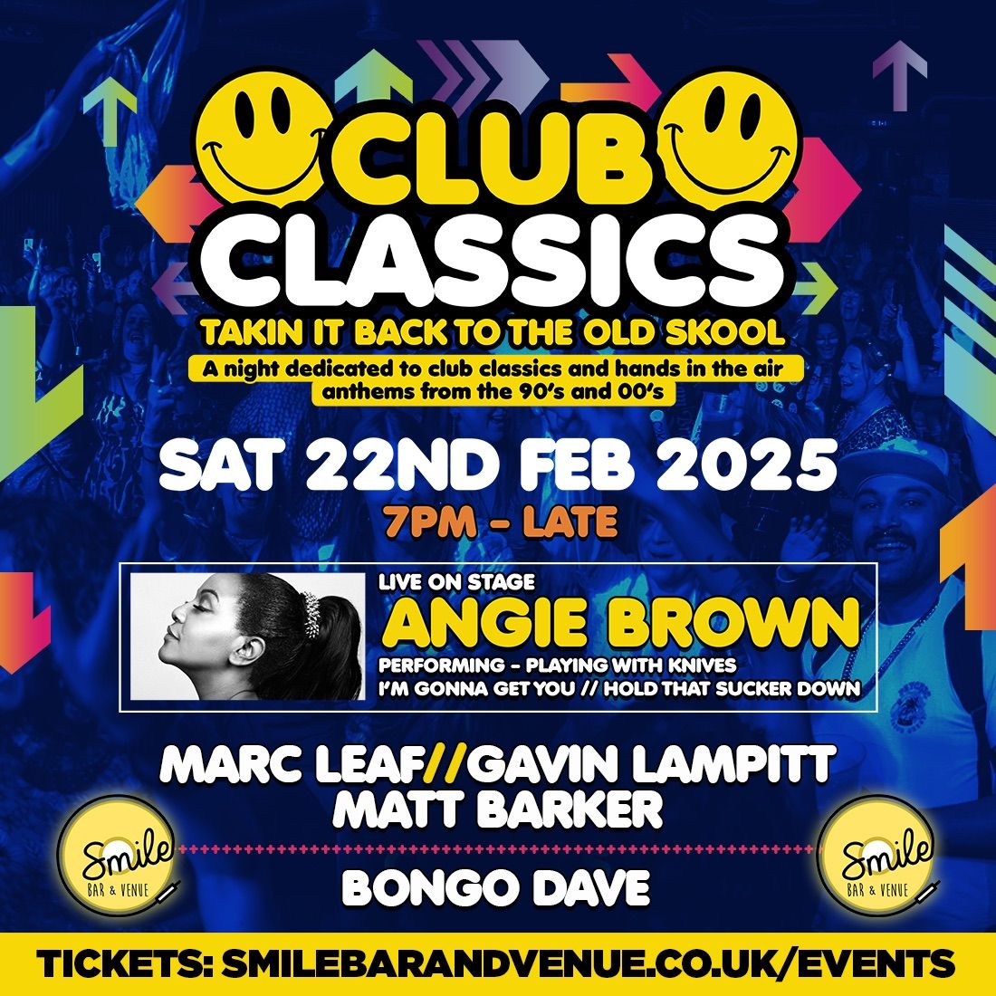 CLUB CLASSICS - 90\u2019s and 00\u2019s with ANGIE BROWN