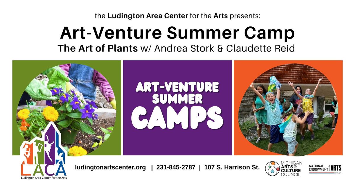 Art-Venture Summer Camp: The Art of Plants w\/ Andrea Stork & Claudette Reid 