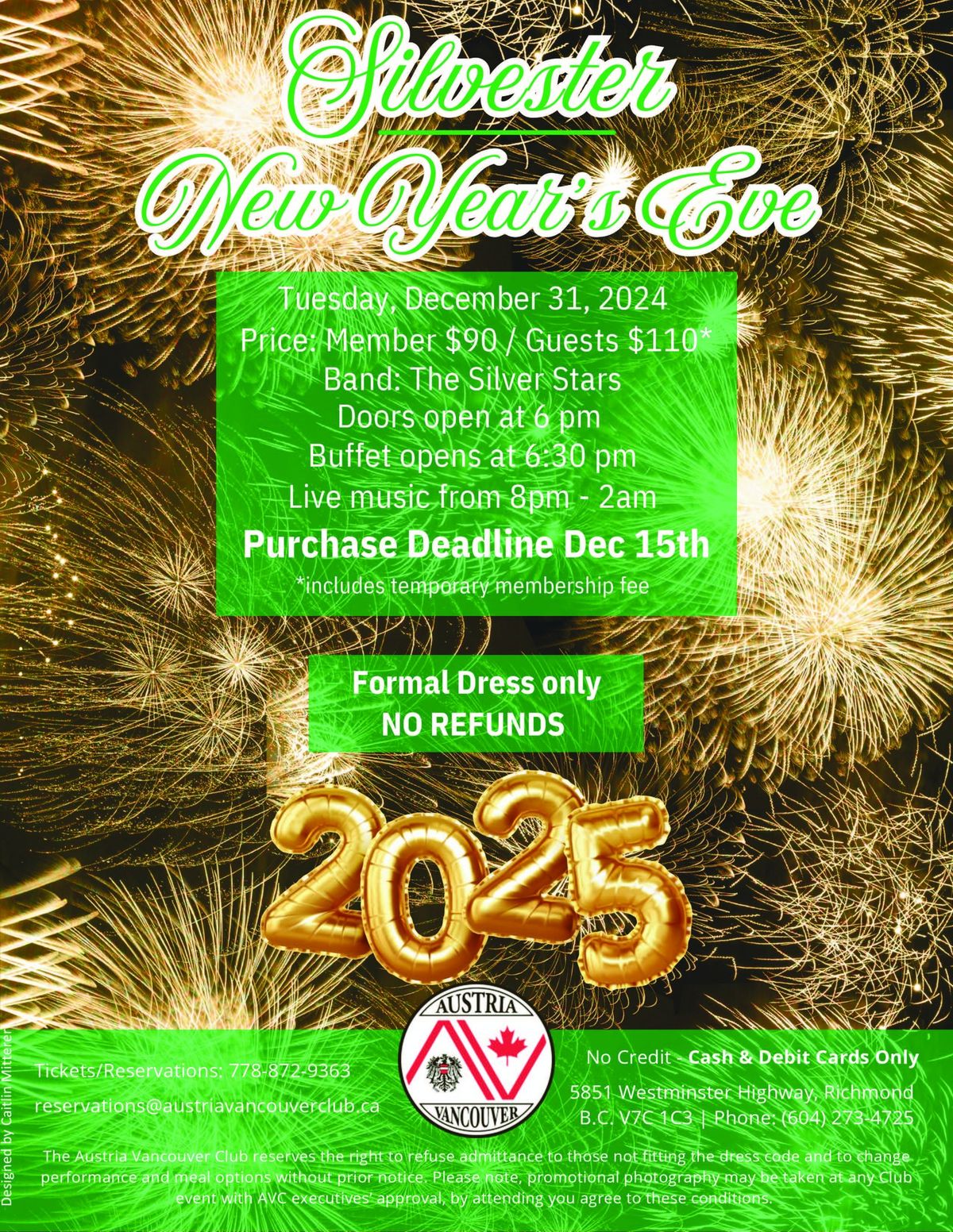 New Year's Eve Celebration!