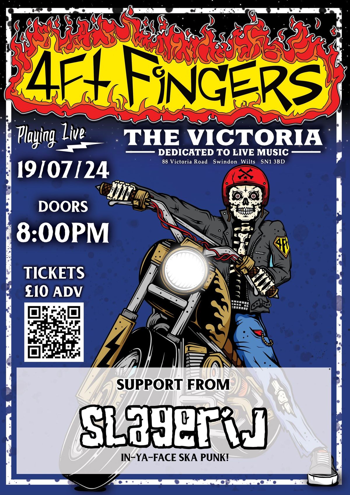 4ft FINGERS + Slagerij - live at The Vic