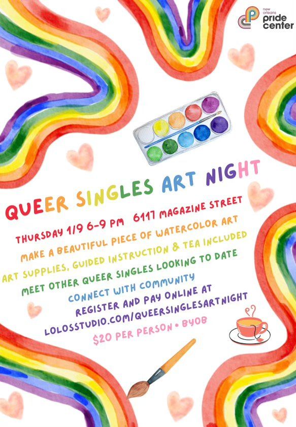 Queer Singles Art Night