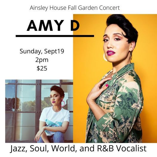 Ainsley House Garden Concert with Amy D, 300 Grant St, Campbell, CA