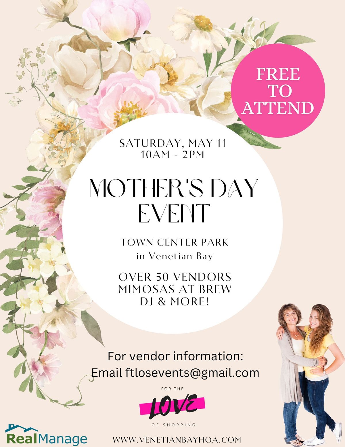 Mother's Day Event Venetian Bay in NSB