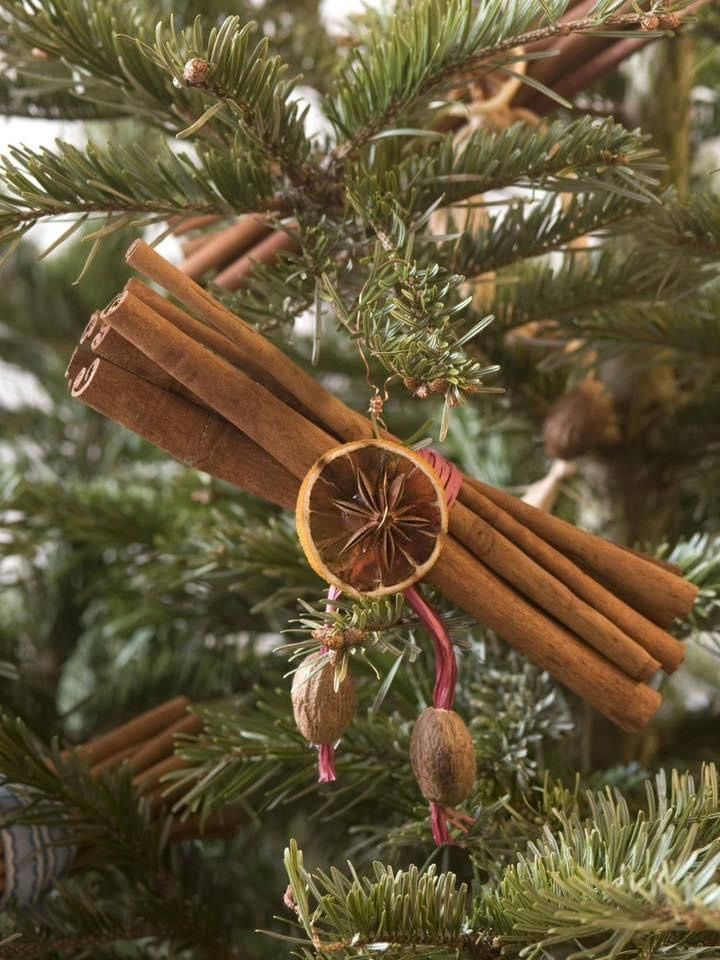 Natural Pagan Yuletide Ornaments