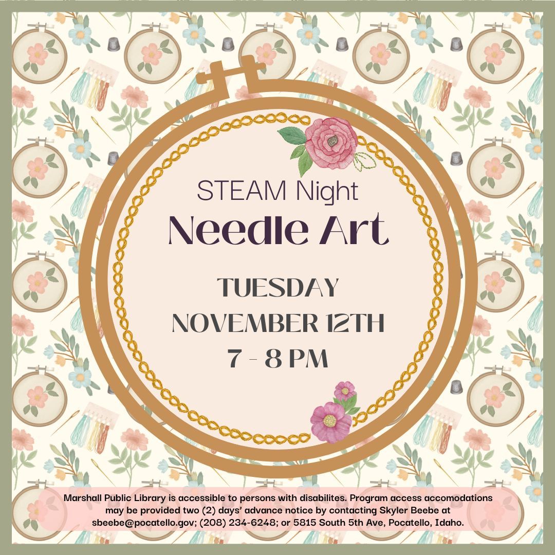 November STEAM Night - Needle Art