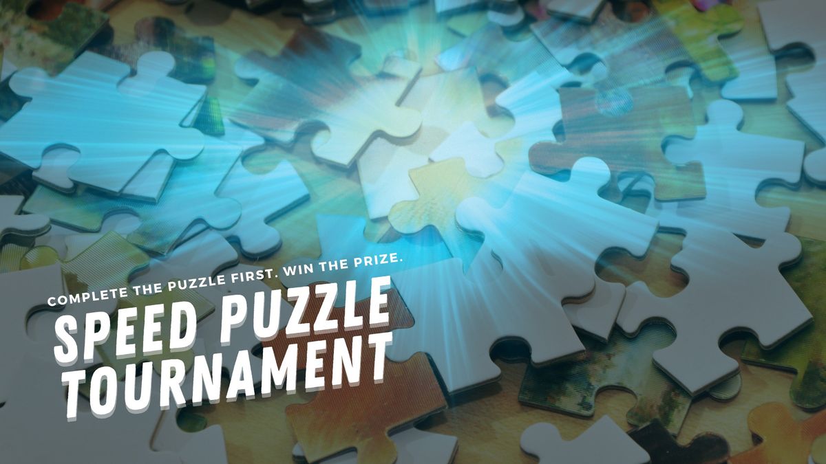 Spring Speed Puzzle Tournament for Adults (Must call to register.)