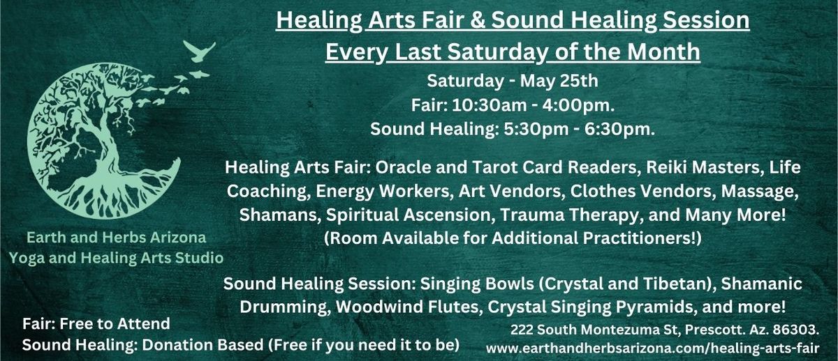 Healing Arts Fair -and- Sound Healing