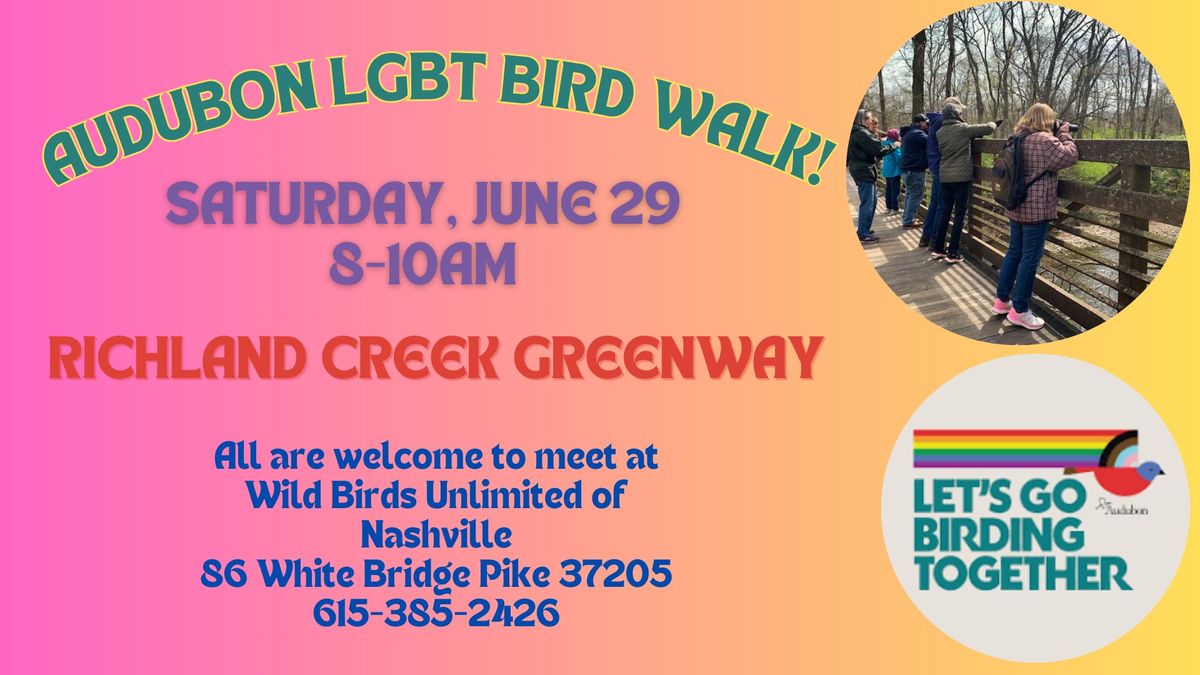 Audubon LGBT Bird Walk!