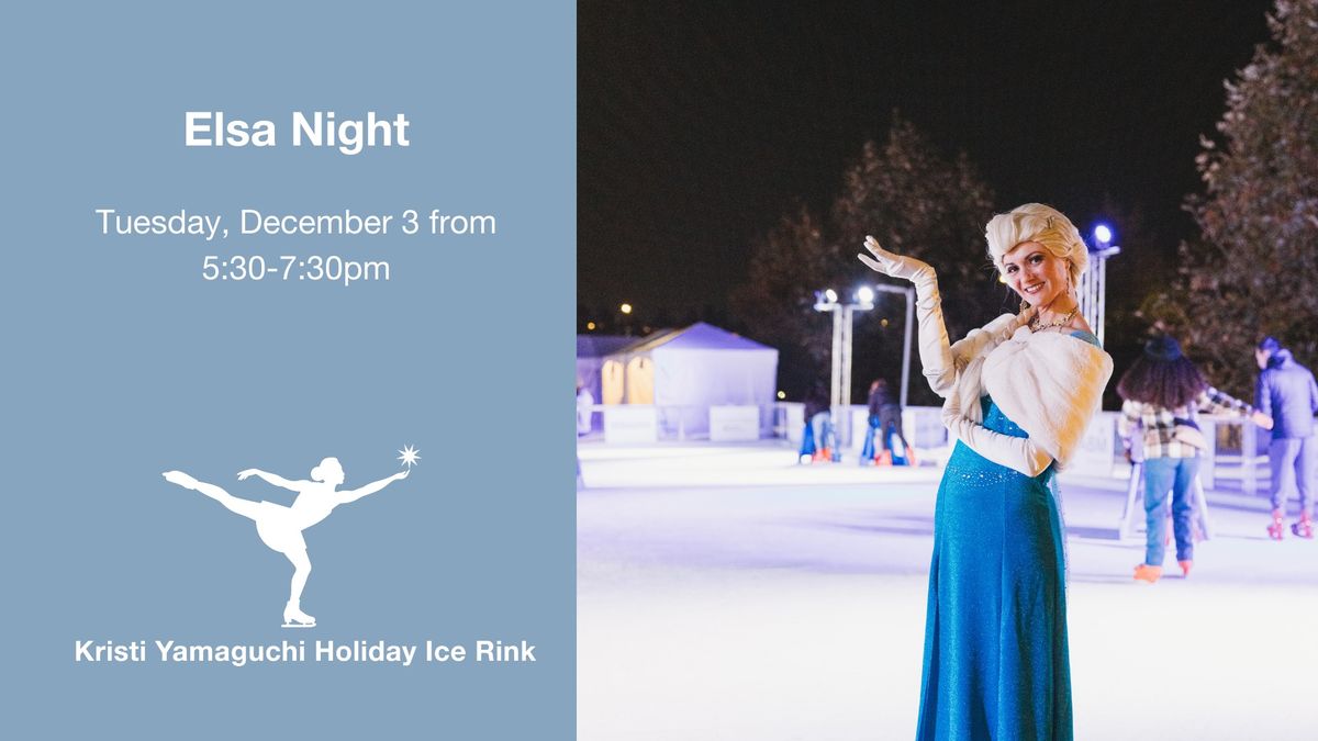 Elsa Night at the Rink