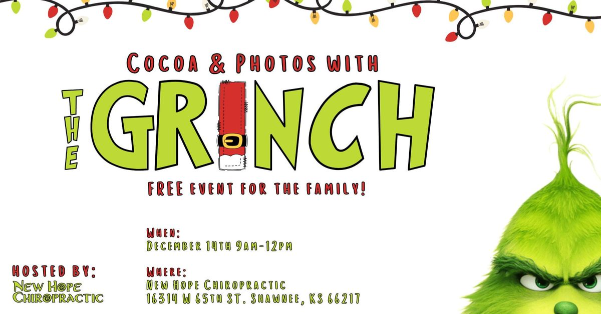 Cocoa & Photos With The GRINCH!