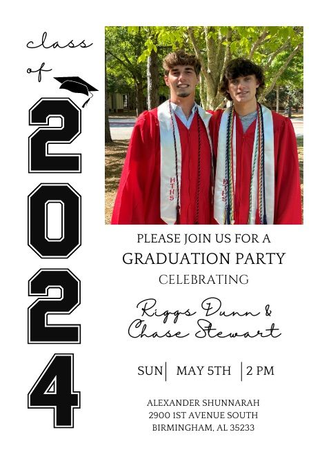 Riggs Dunn & Chase Stewart are GRADUATING 