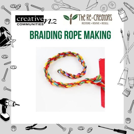 Flax and Cabbage Tree Braiding\/ Rope Making