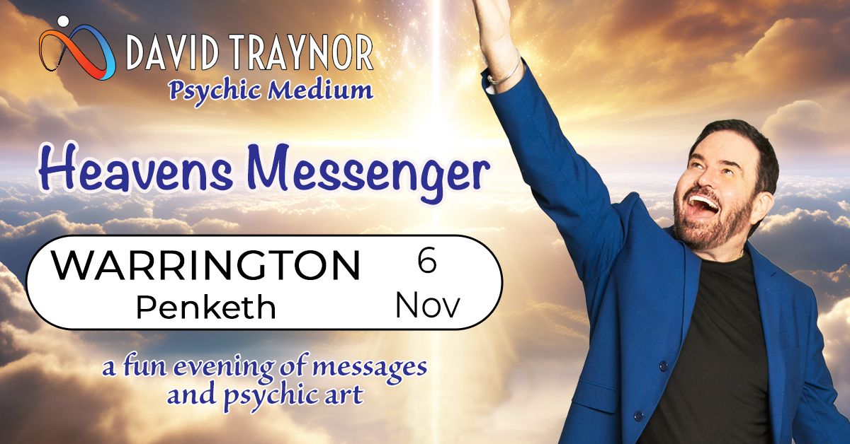 A fun evening of mediumship & psychic art in Penketh, Warrington with David Traynor.