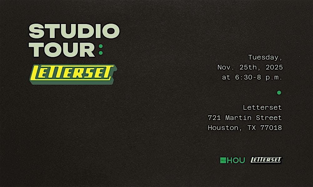 2025 Studio Tour: Letterset
