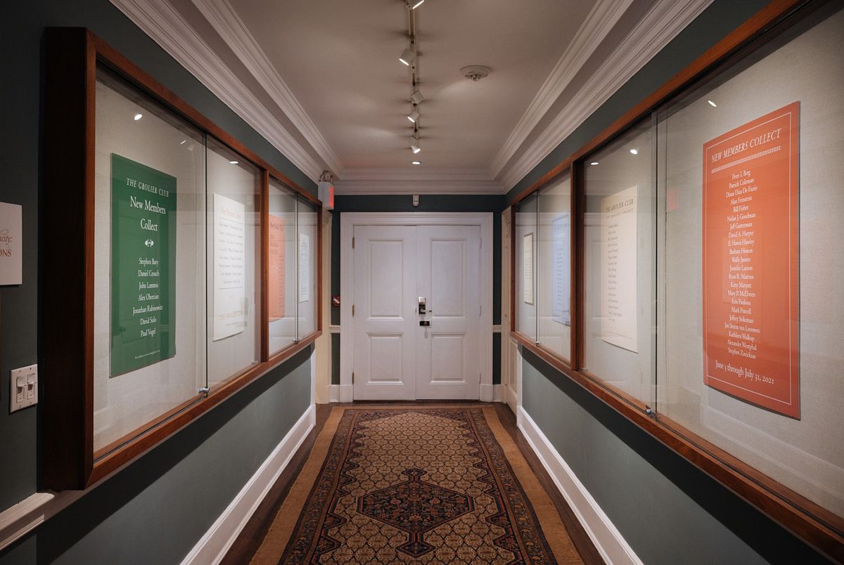 Grolier Club September Exhibitions