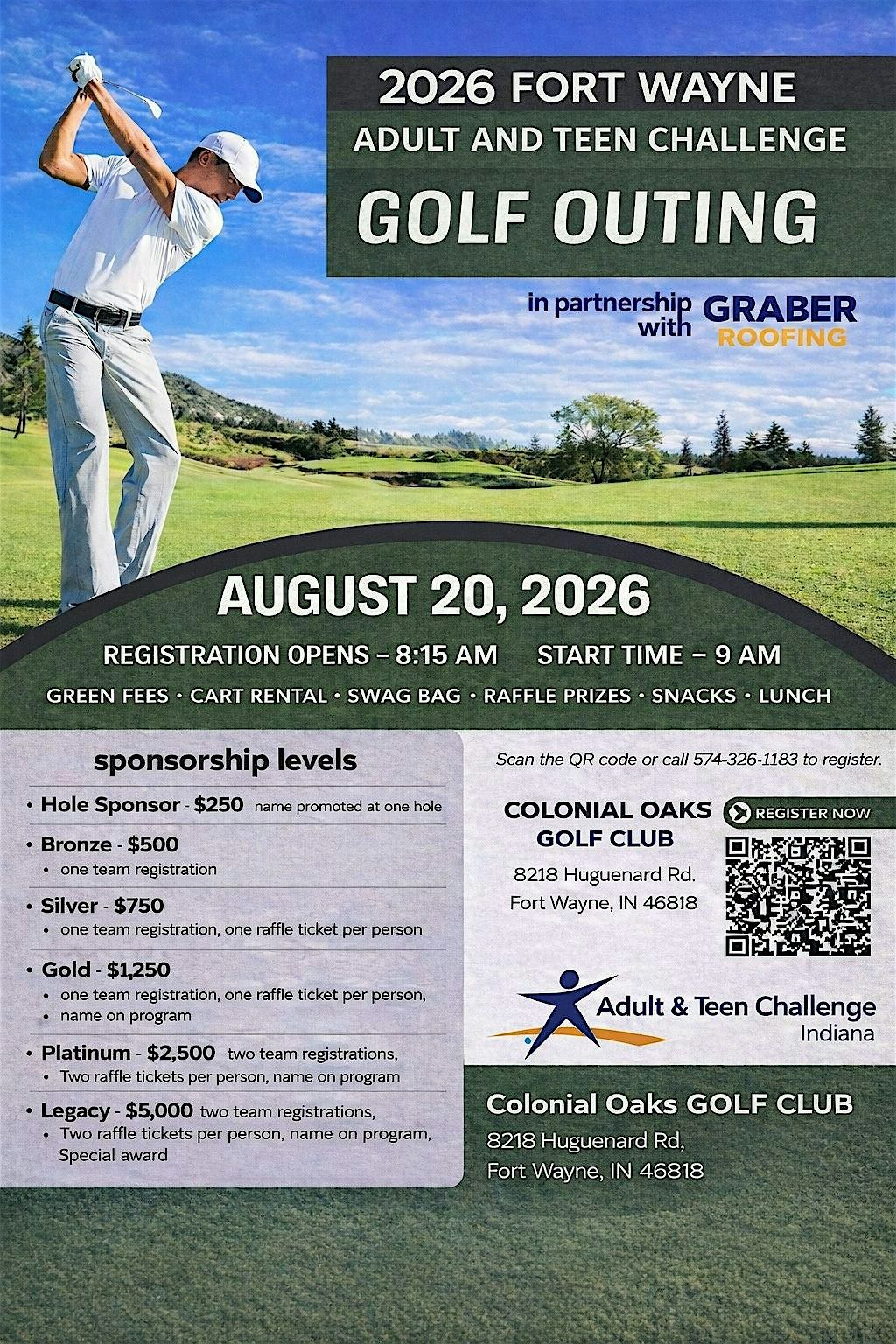 Fort Wayne Adult & Teen Challenge Golf Outing
