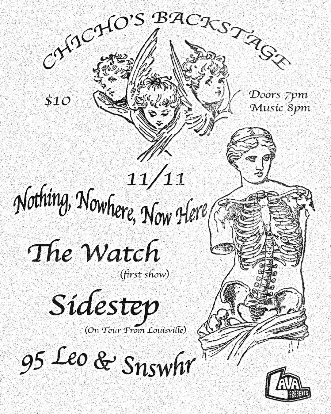 11\/11 - Nothing Nowhere Now Here, The Watch, Sidestep, 95 Leo & Snshwr