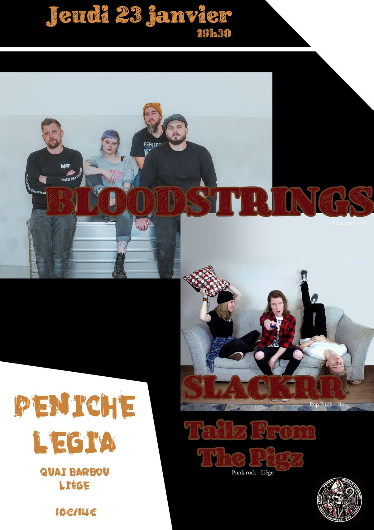 PBP Show: Bloodstrings + Slackrr + Tailz From The Pigz