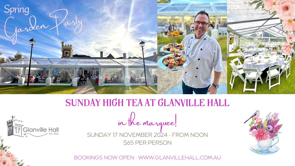 Spring Garden Party High Tea at Glanville Hall 