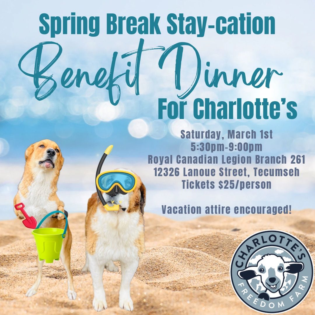 Charlotte\u2019s Freedom Farm Benefit Pasta Dinner