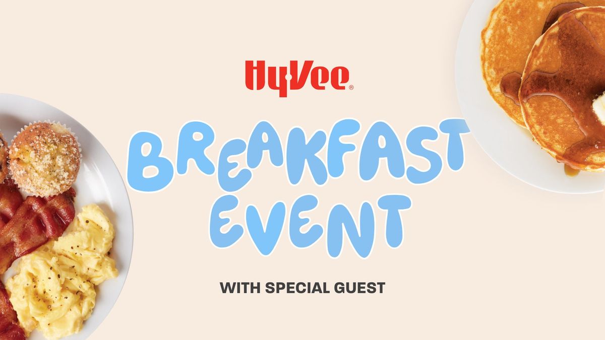 Character Breakfast Event at Hy-Vee: 6\/29