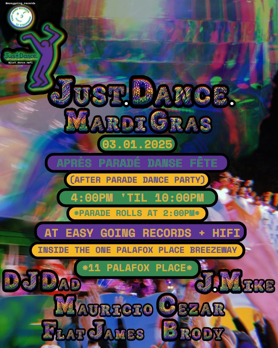 Just.Dance. Pensacola Mardi Gras Pop-Up