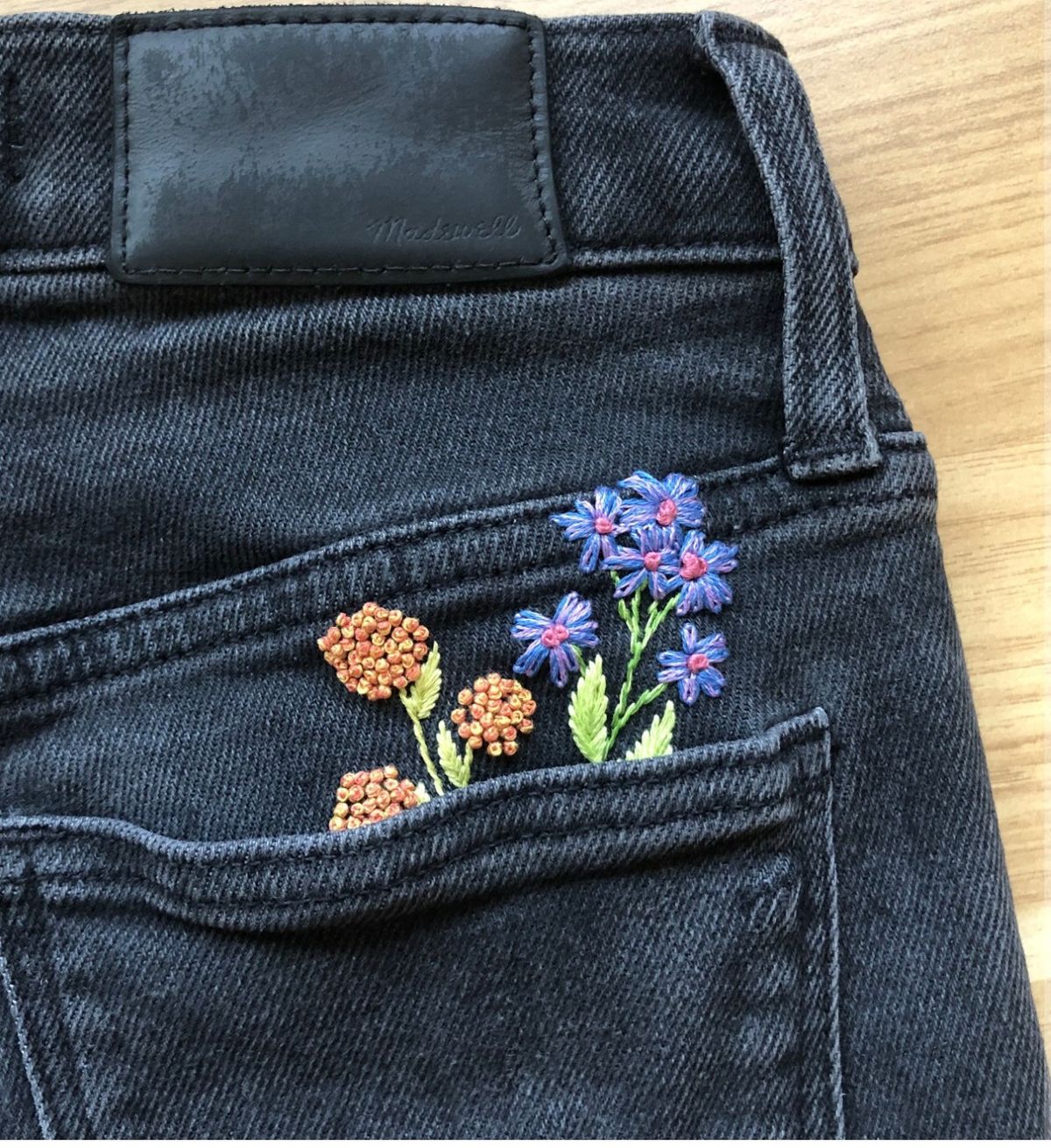 Embroidery Class: Flower Pockets