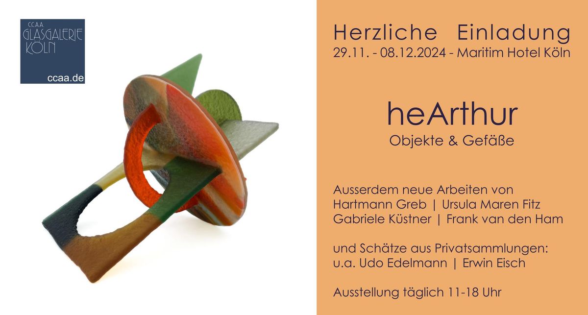 Ausstellung der CCAA GLASGALERIE K\u00d6LN 