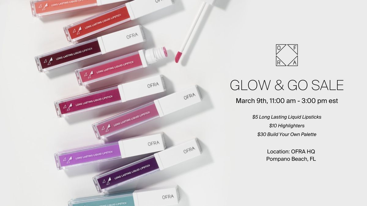 Glow & Go Sale + Build Your Own Palette at OFRA HQ