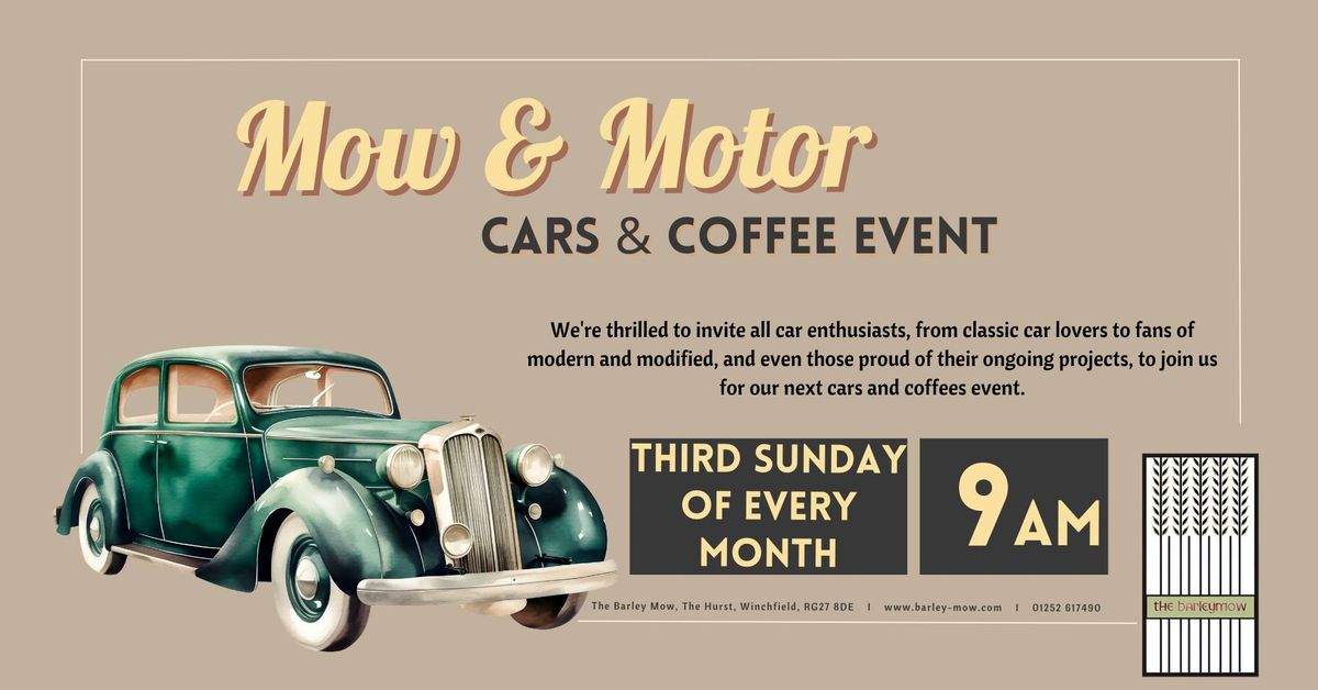 Mow & Motor - Cars & Coffee