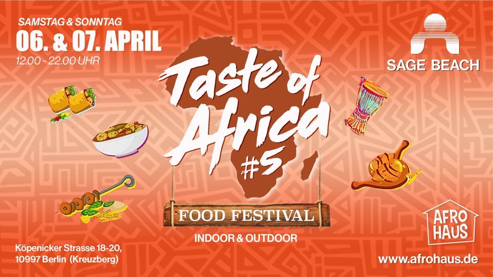 Taste of Africa Food Festival - Sage Beach