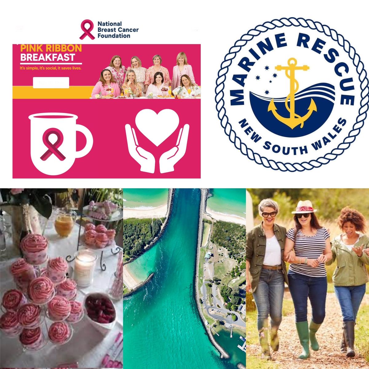 Pink Ribbon Morning Tea with Marine Rescue Forster Tuncurry 