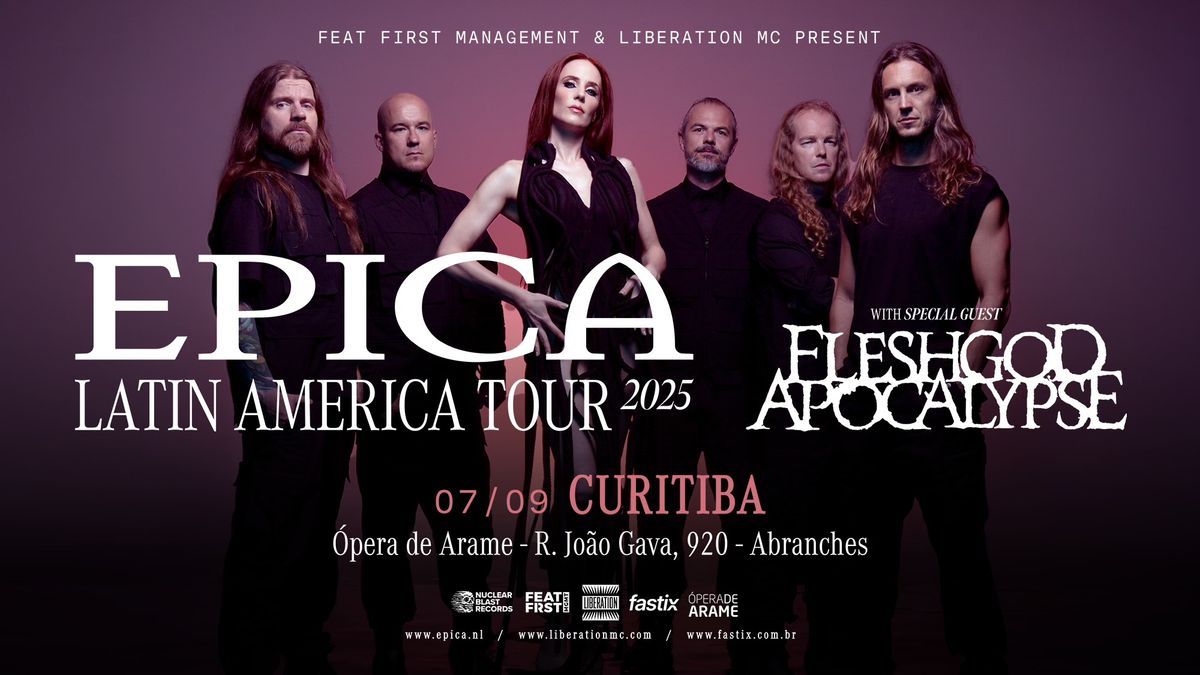 Epica e Fleshgod Apocalypse em Curitiba - 2025