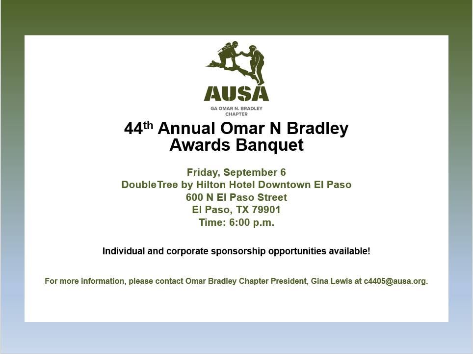 44th Annual Omar N Bradley Awards Banquet