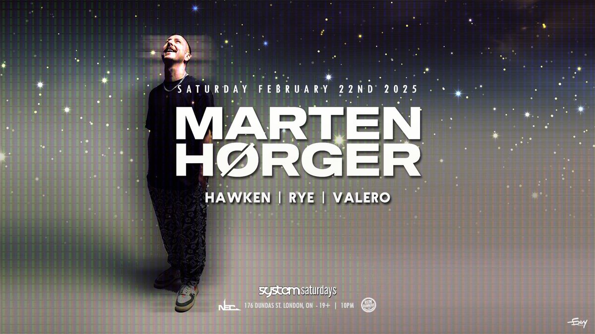 Marten H\u00f8rger at System Saturdays 