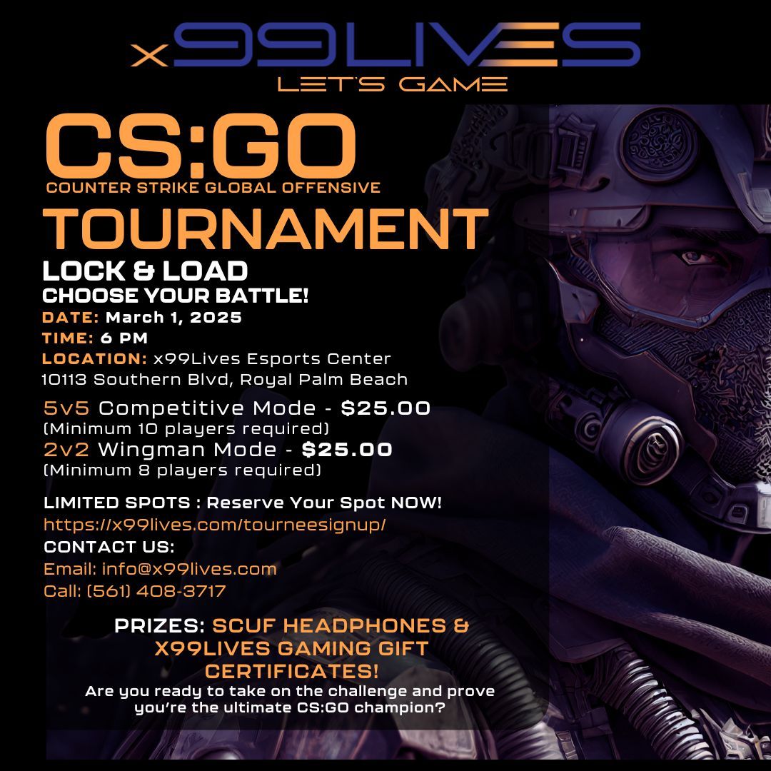 x99Lives CS:GO Tournament