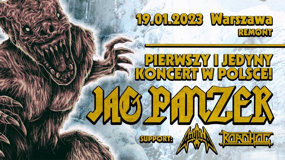 JAG PANZER (USA, heavy\/power metal) \/ Pierwszy i jedyny koncert w Polsce! \/ Warszawa \/ Remont