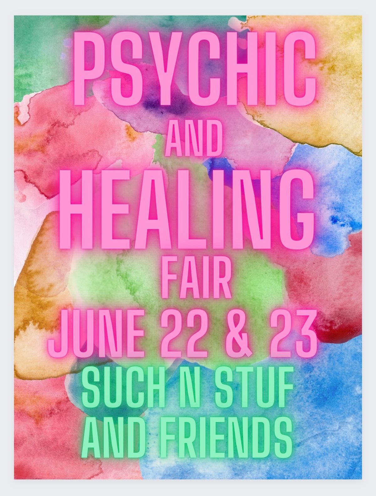 Psychic and Healing Fair