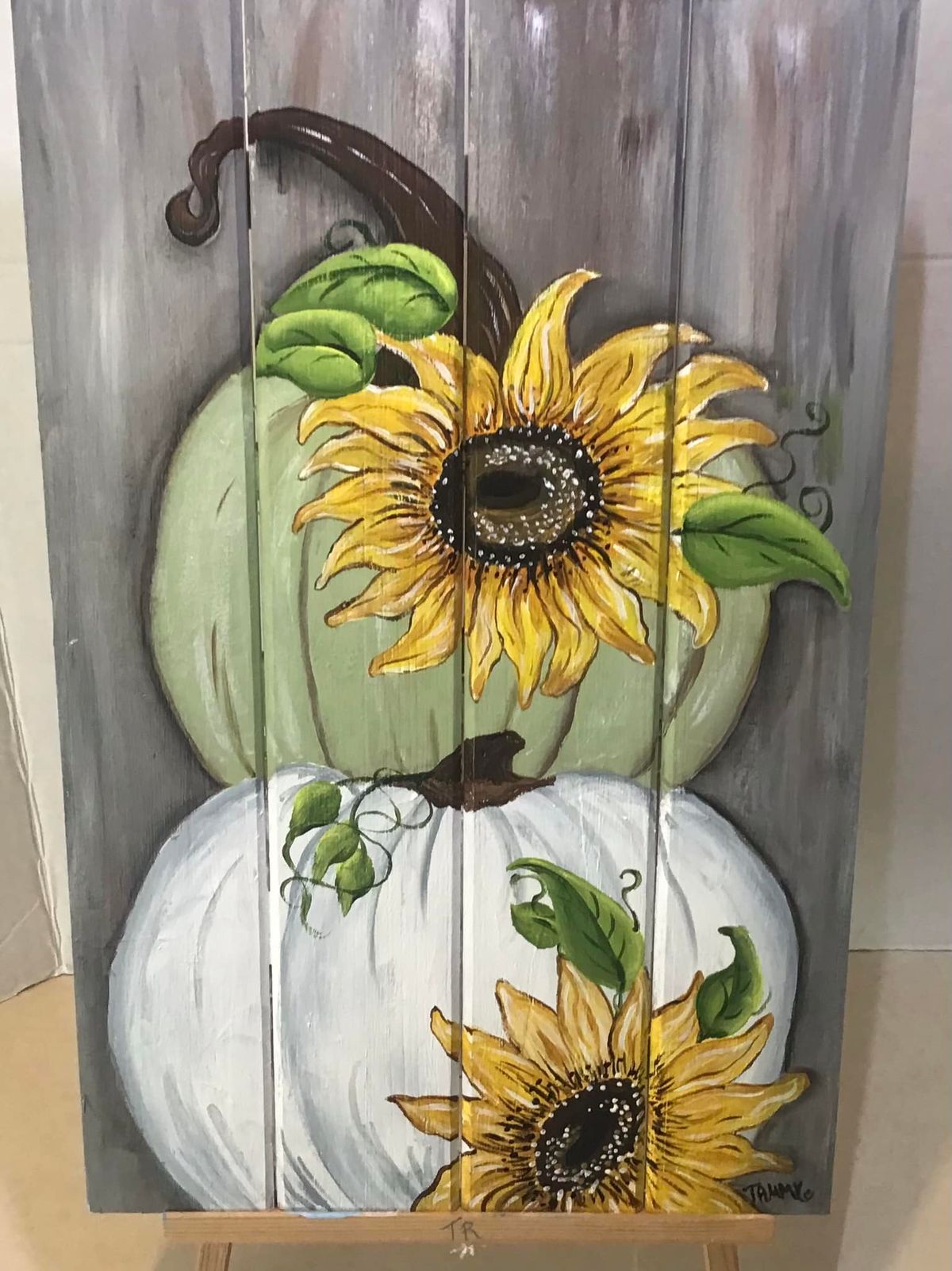 Sunflowers & Pumpkins Acrylic Paint Class