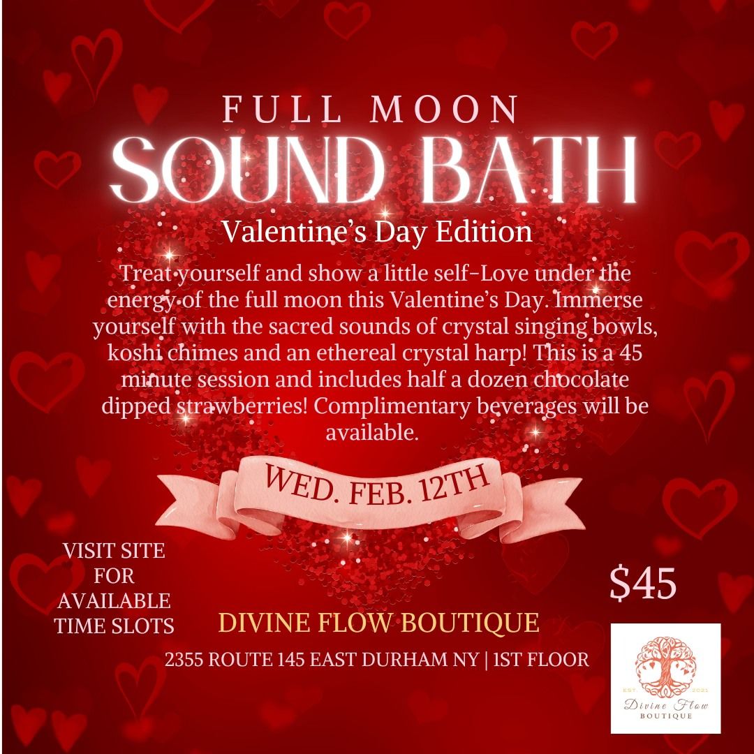 Full Moon Sound Bath | Valentine's Day Edition