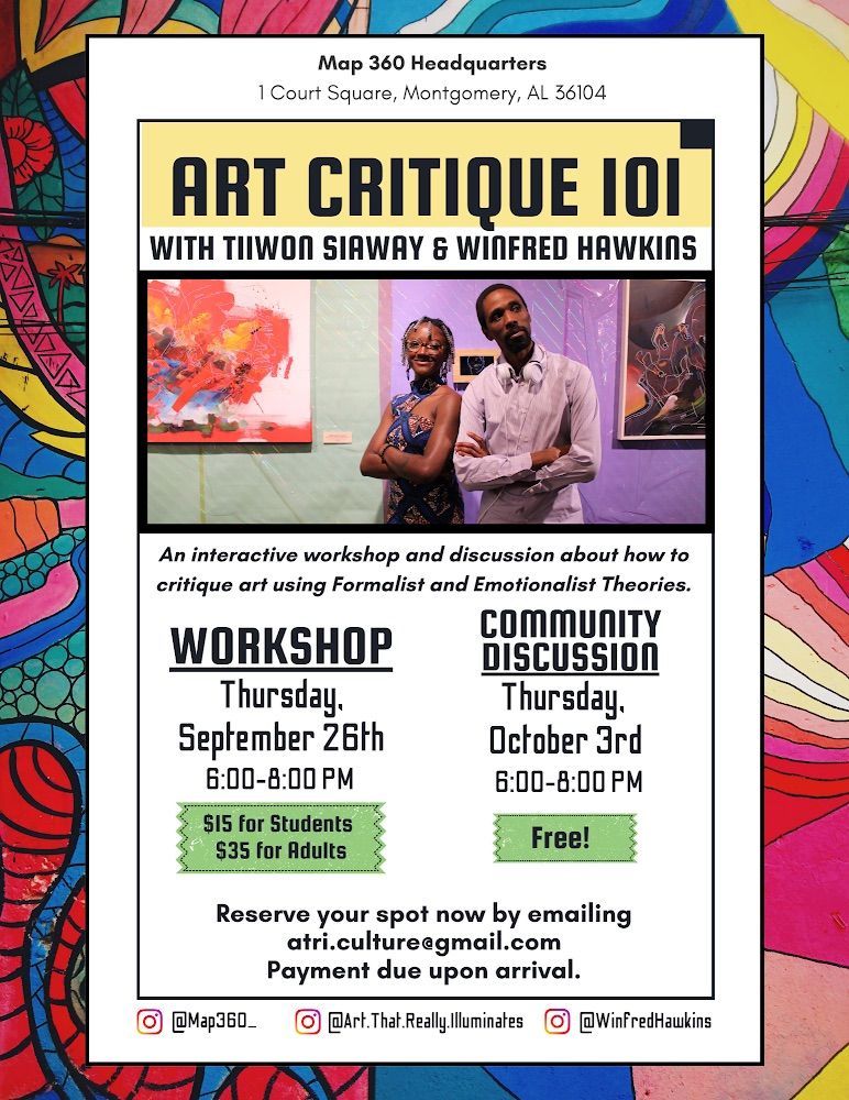 Art Critique Workshop with Winfred H. and Tiiwon S.