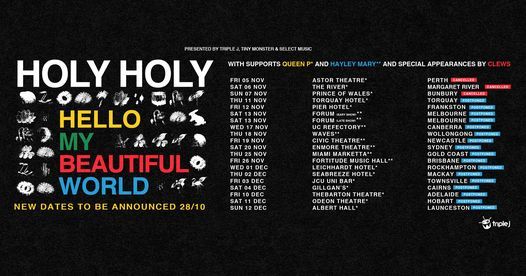 HOLY HOLY - ALBUM TOUR - ADELAIDE (WITH QUEEN P)