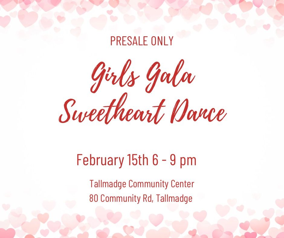 Girls Gala Sweetheart Dance