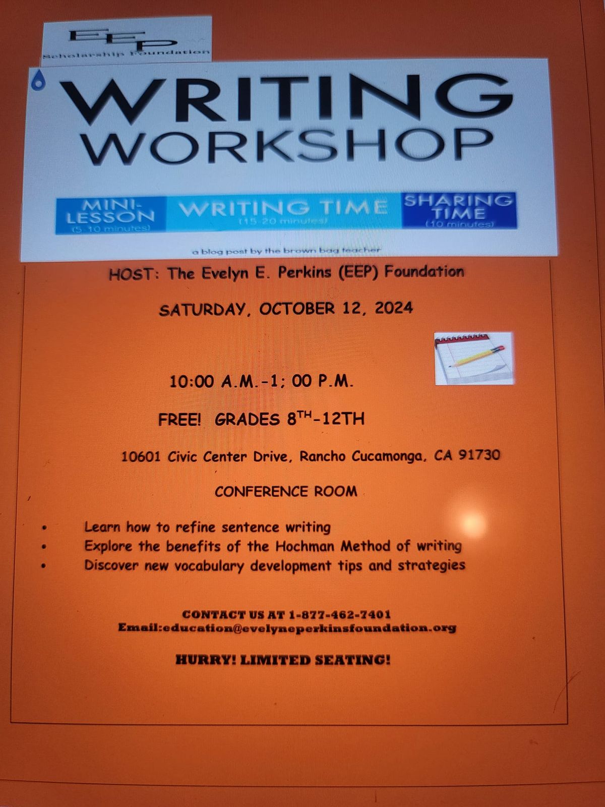 Free Writing Workshop