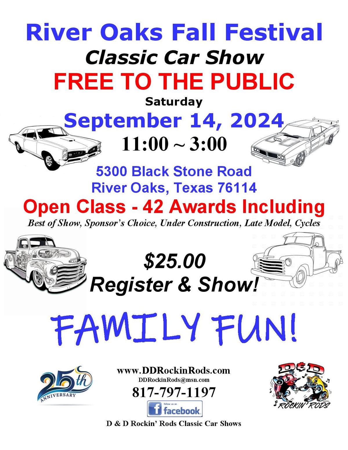 River Oaks Annual Fall Classic Car Show